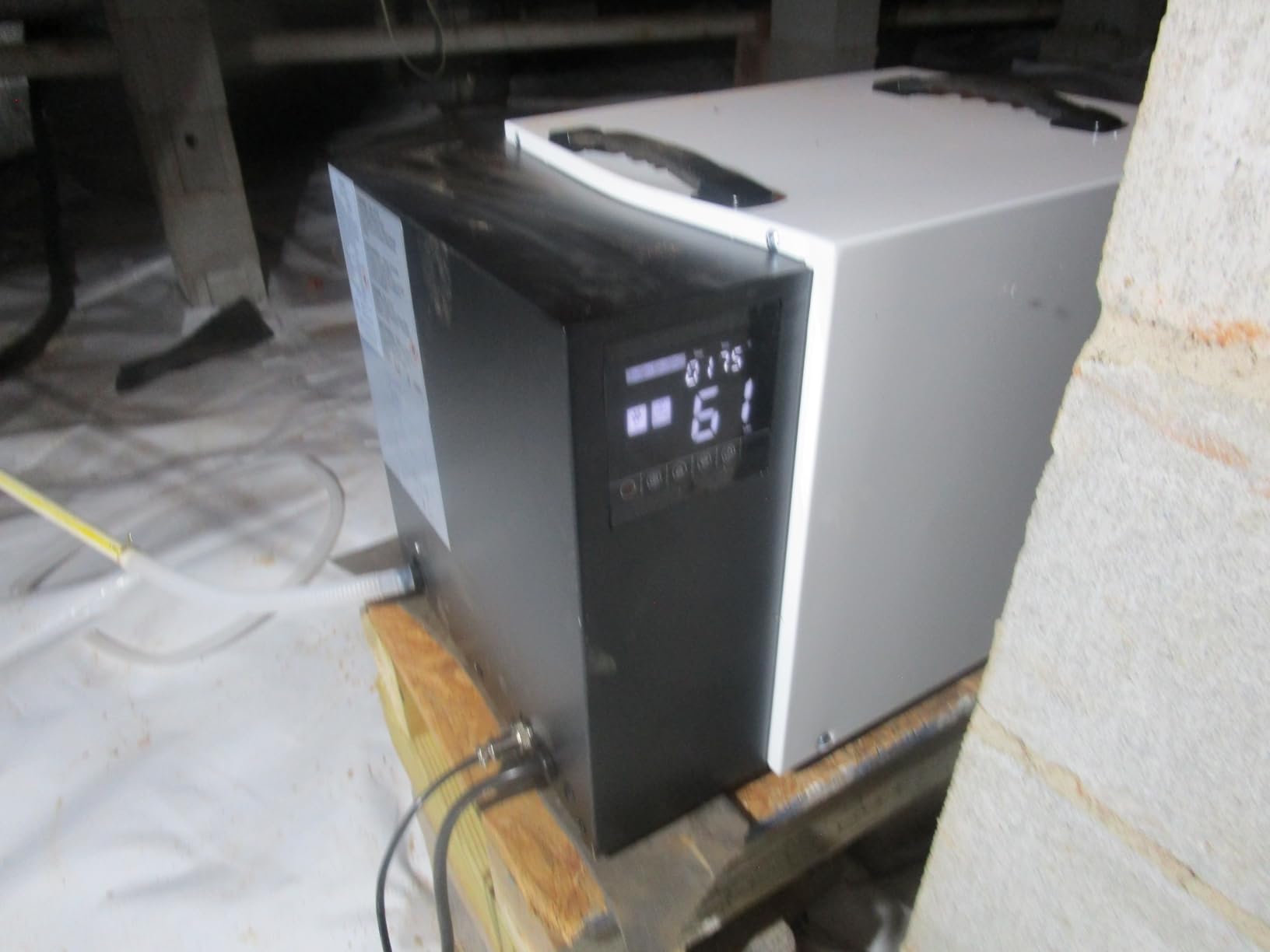 Waykar 125 Pint Crawl Space Dehumidifier with Drain Hose for Commercial, Basements, and Industry Water Damage Unit for Spaces up to 6500 Square Feet, Smart Humidity Control - 5-Year Quality Coverage customer photo 2