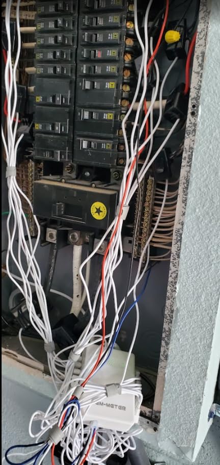 Smart Home Energy Monitor, Measure Power Usage in Real-Time, History with App (2 200A Circuit Level Sensors) - Compatible with Home Assistant customer photo 1