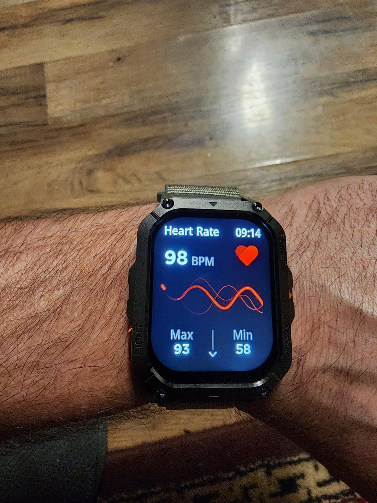 Military Tactical Smart Watches for Men, 100-Day Battery Rugged Fitness Watch with Compass & Flashlight, Sports Watch for Android with 2.01