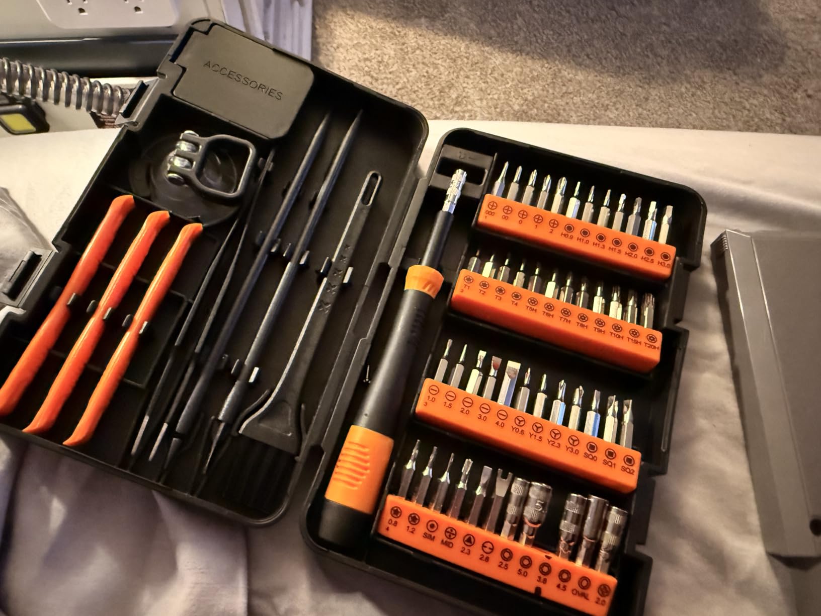 STREBITO Small Precision Screwdriver Set 64-piece with Torx, Triwing, Pentalobe, Electronics Repair Tool Kit for Computer, PC, Laptop, Macbook, Tablet, Phone, PS5, XBOX, Switch, Glass, Ring Doorbell customer photo 2