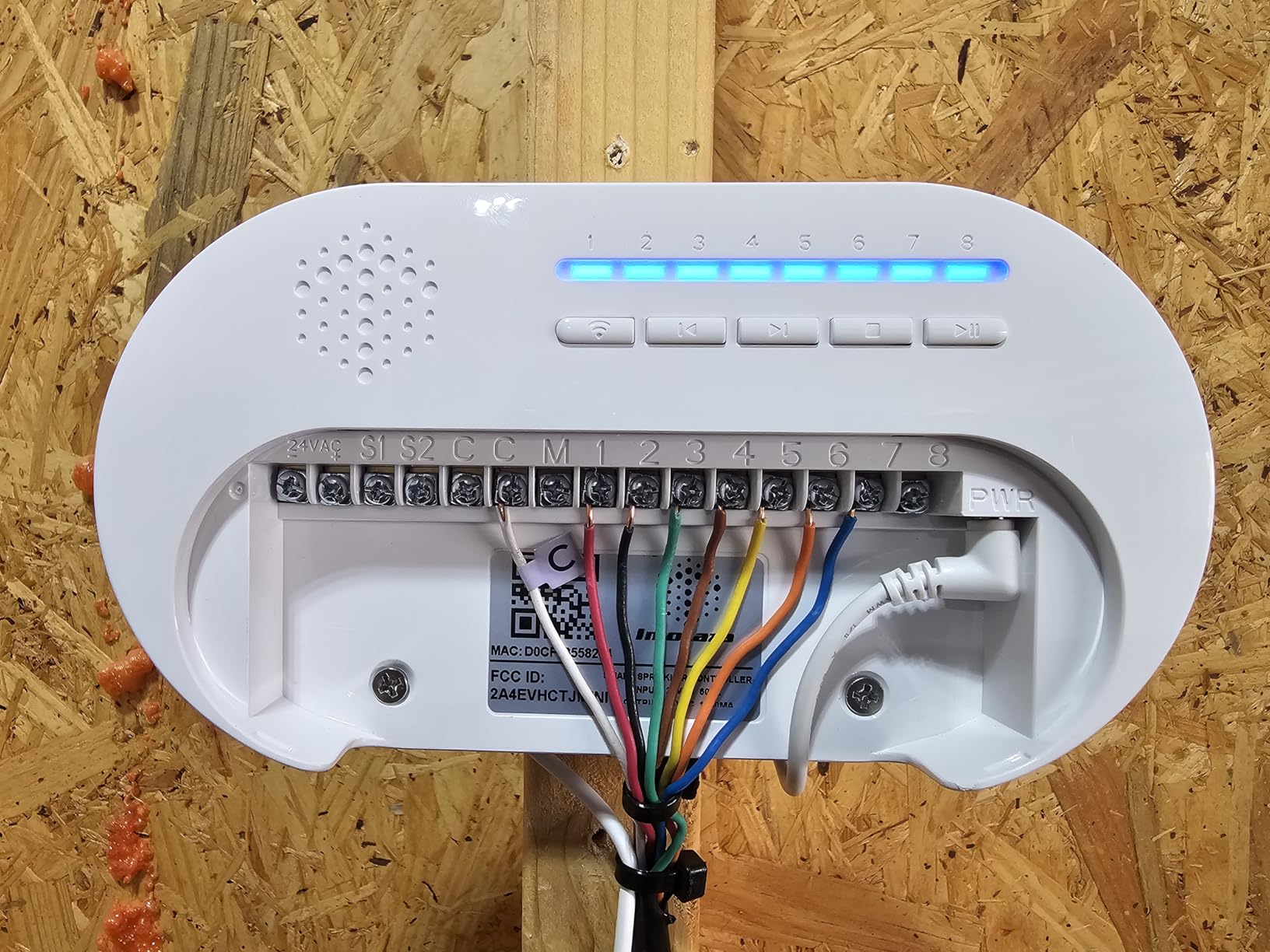 ImoLaza 4-Zone Indoor Smart WiFi Sprinkler System Controller, Easy Install Irrigation Timer for Lawn & Garden, Water-Saving Automatic Sprinkler Timer/Controller with Mobile App, Compatible with Alexa customer photo 1