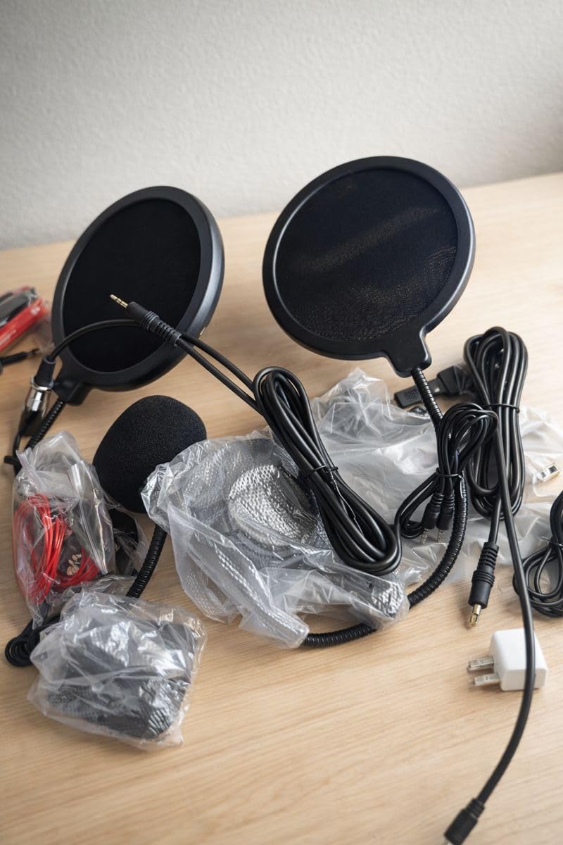 2025 Upgraded Podcast Equipment Bundle for 2, Recording Studio Package with Pro Audio Interface(4 Customize SE) and Podcast Microphone for Gamer Podcasting, Recording, Singing, Streaming customer photo 1