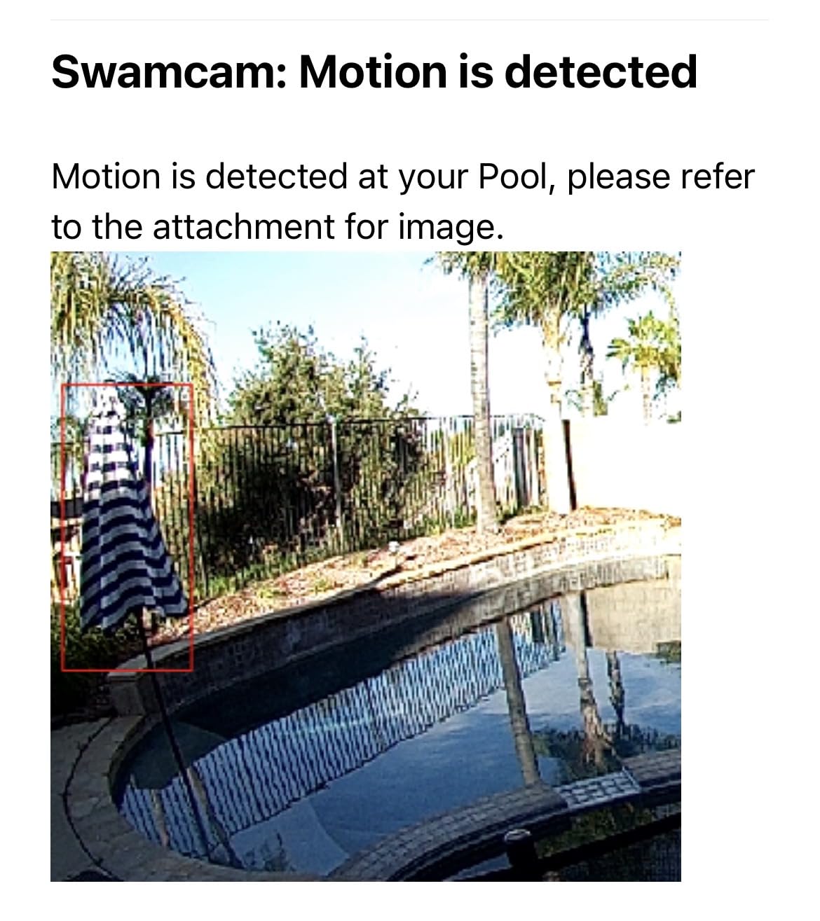 SwamCam Pool Alarm Wi-Fi Camera System - ASTM F2208 Certified - Smart Pool Safety for In-ground & Above-Ground Pools - Real-Time Alerts, Live View, Built-in Wi-Fi Repeater customer photo 2