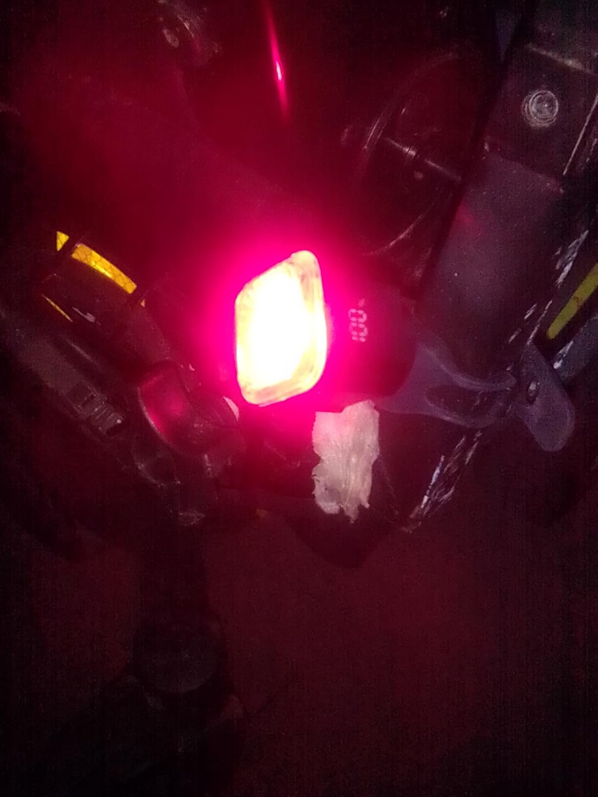 DARKBEAM Bike Tail Light with LED Display Screen, USB-C Rechargeable 6 Light Modes, IP55 Waterproof Bicycle Taillight for Night Riding, Super Bright Rear Bike Light for Road Mountain, Cycling customer photo 1