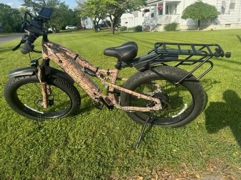 PUCKIPUPPY Electric Bike for Adults 1350W Peak, 28 MPH, 48V 20AH Battery Ebike, 26