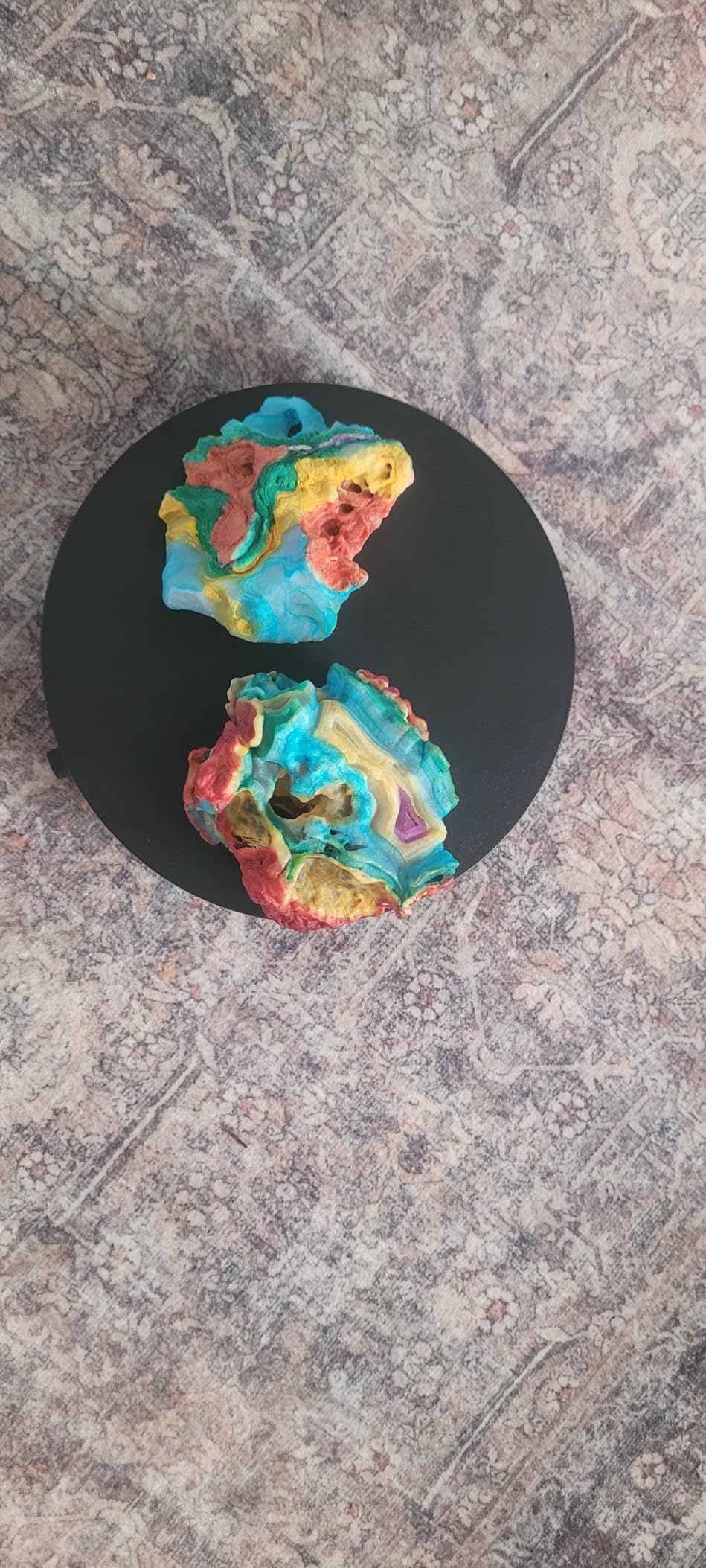 Motorized Rotating Display Stand 7.87inch, 17.6lbs Load Spinning Display Stand, 360 Electric Motorized Turntable for Photography, Rotating Platform, Rotating Display Base for Jewelry, Cake, 3D Scan customer photo 2