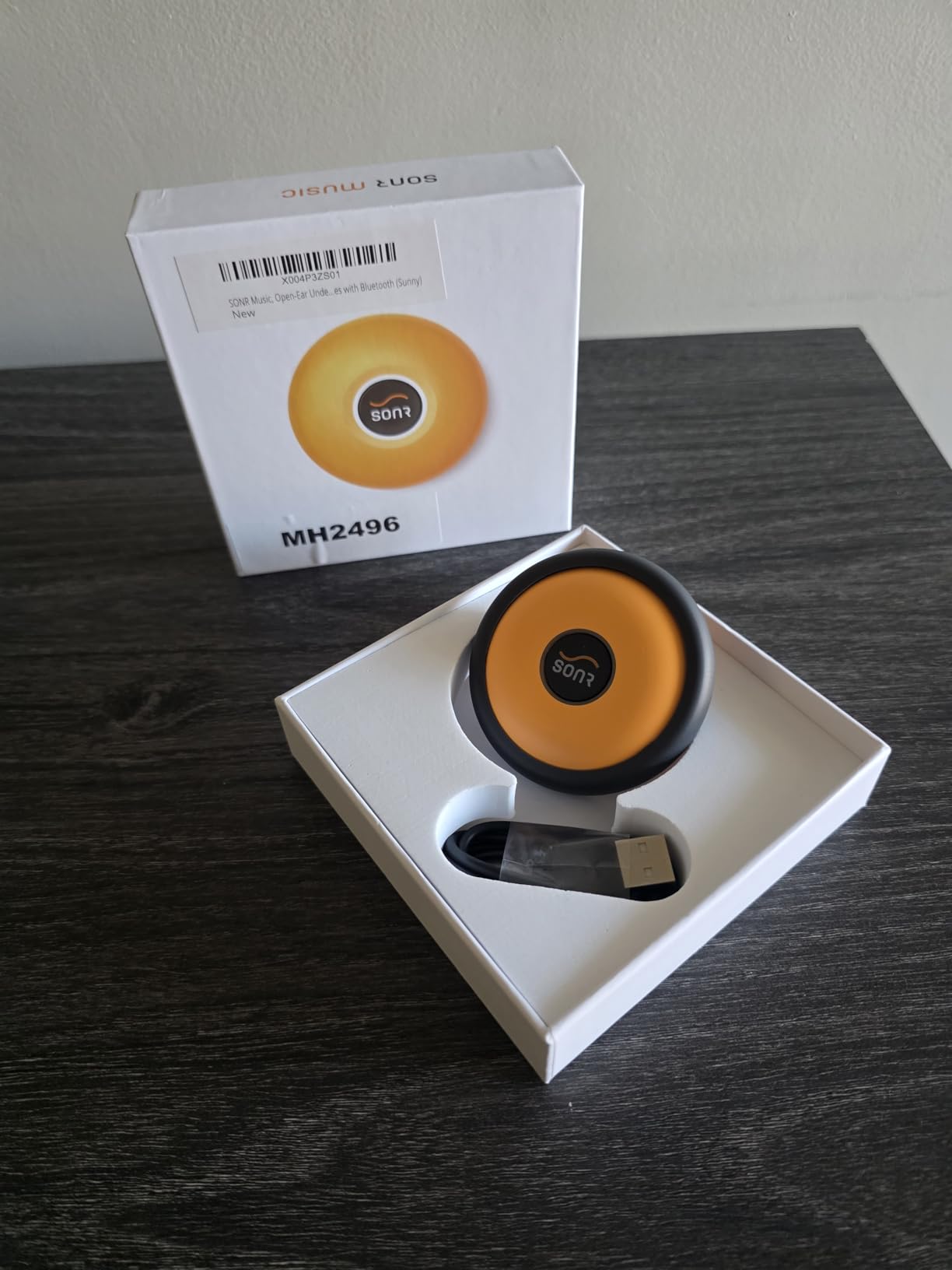 SONR Music Waterproof MP3 Player for Swimming - Bone Conduction Underwater Headphones for Pool, Open Water & Triathlon Training - Wireless, Comfortable & Clear Sound (Dark Grey) customer photo 1