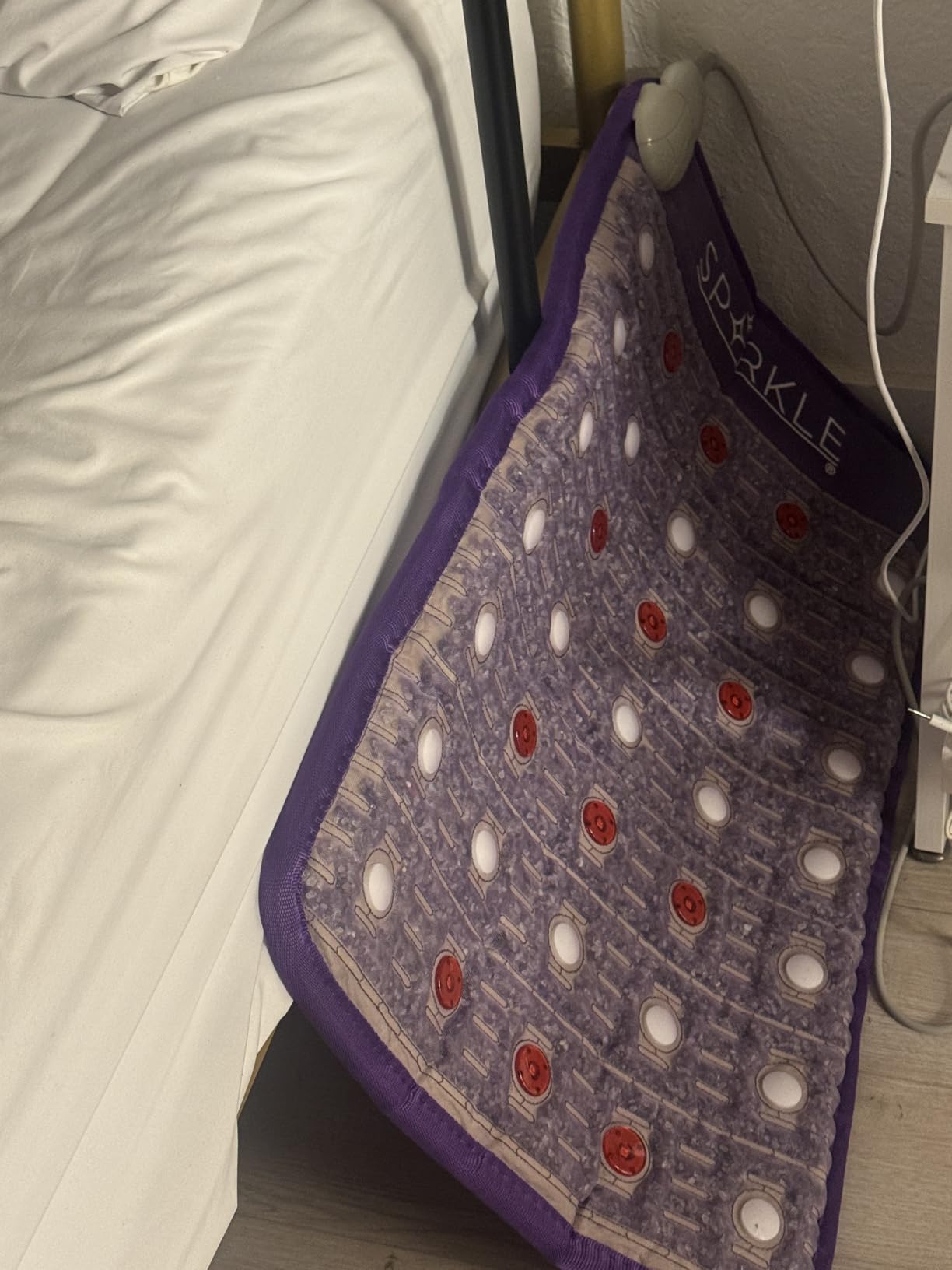 Biomat Infrared Mat | Crystal Mat for Therapy | Infrared Heating Mat | Red Light Therapy for Body | Hot Gemstone Therapy | Promotes for Muscle & Back Pain Relief | Sparkle Mat (Mini Size) customer photo 1