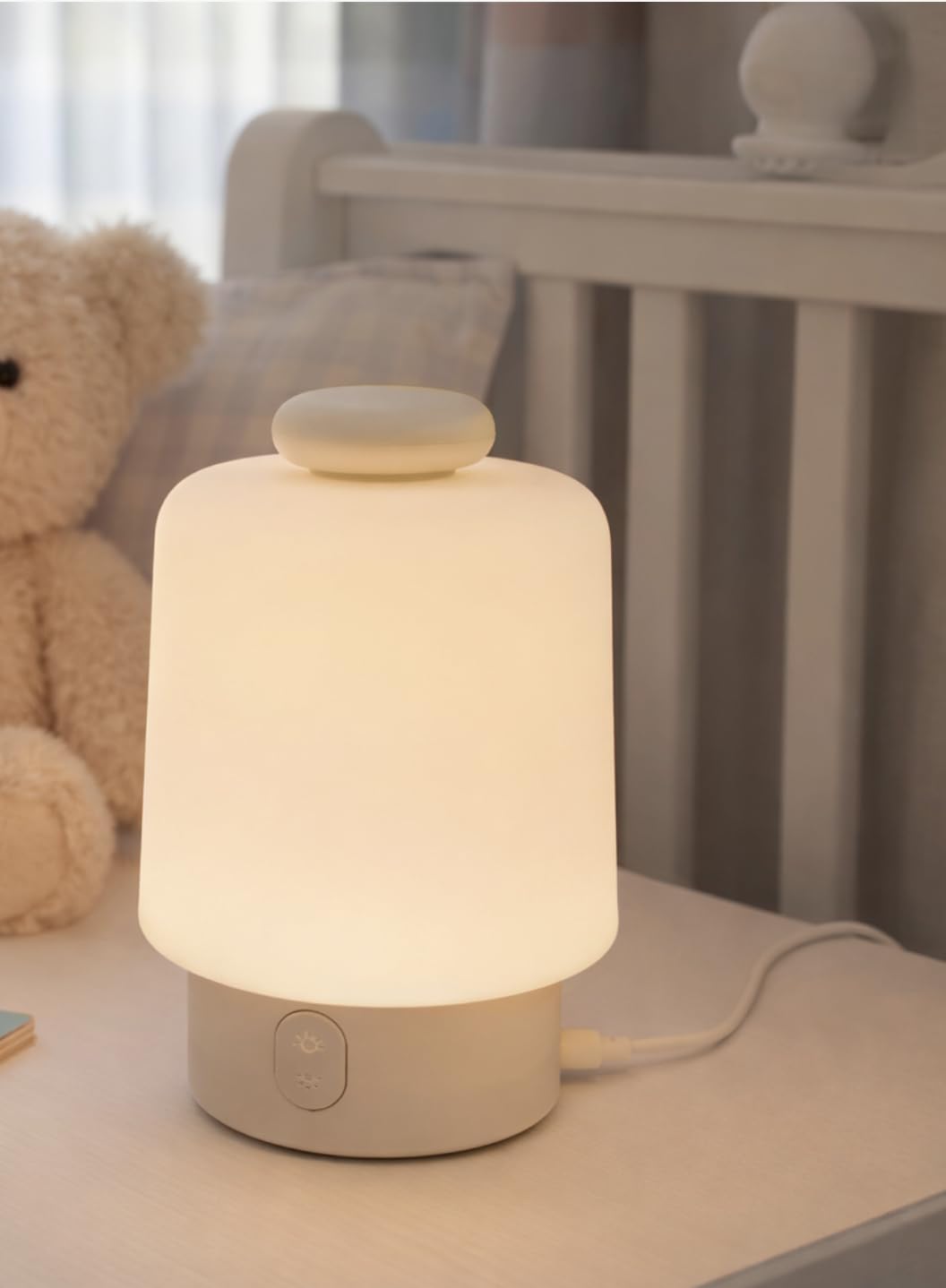 Hatch Baby Sound Machine, Night Light | Hatch Baby (Putty) Sleep Support | Registry Essential, Routine Builder, Time-to-Rise Alarm Clock, White Noise, Nursery Stories, Toddler Kids (Wi-Fi) customer photo 1