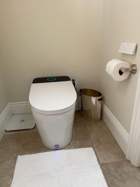 HOROW Artistic Bidet Toilet, Smart Toilet with ADA Chair Height, MAP 1000g Powerful Flush, Auto Open/Close Lid, Instant Warm Water, Elongated Heated Seat, Deodorization customer photo 1