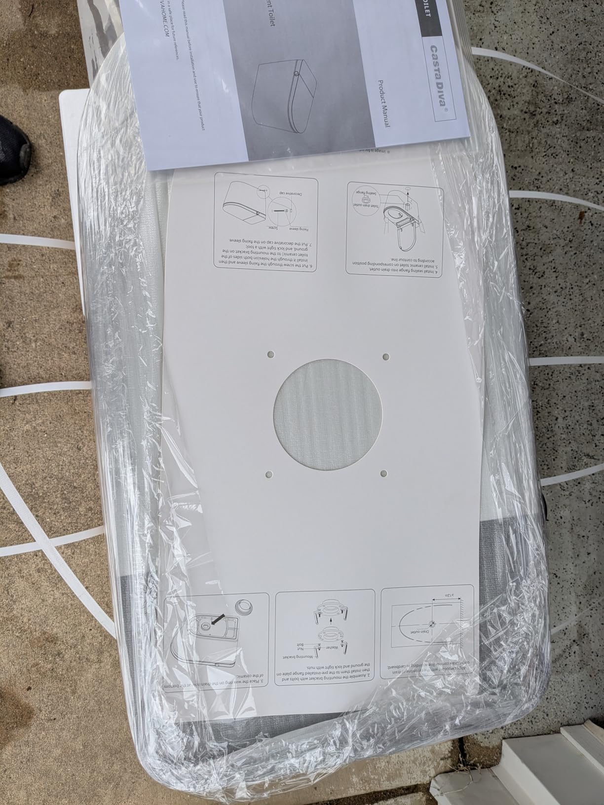 Casta Diva Smart Toilet with Bidet Built in, Auto Open Close, Foot Sensor, 1000 MaP Auto Flushing, ADA Comfort Height, Artistic Lighting, Smart Heated Seat, Foam Dispenser, Tank Built in (CD-U010Max) customer photo 1