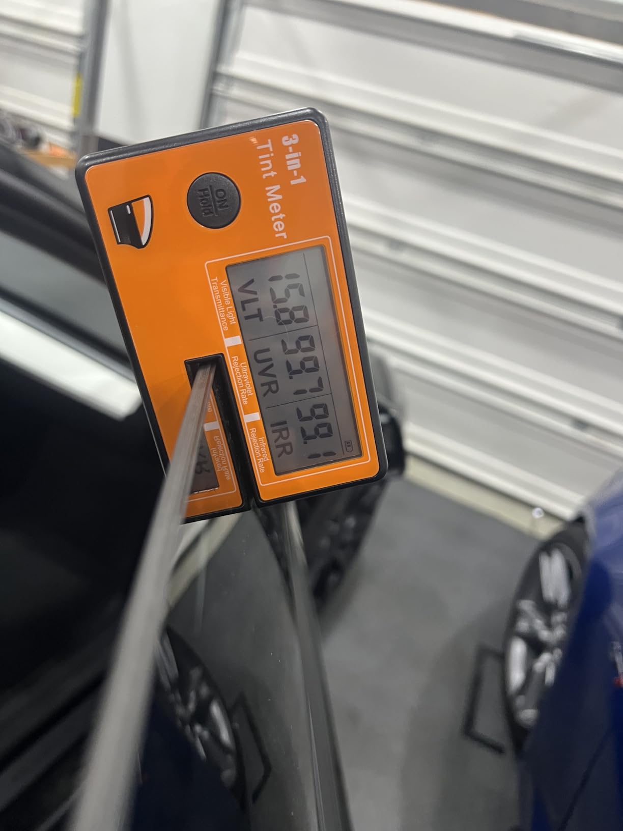 Window Tint Meter, 3-in-1 Solar Film Meter with VL/UV/IR Transmittance Tester, Portable Digital Side Window Tint Reader customer photo 1