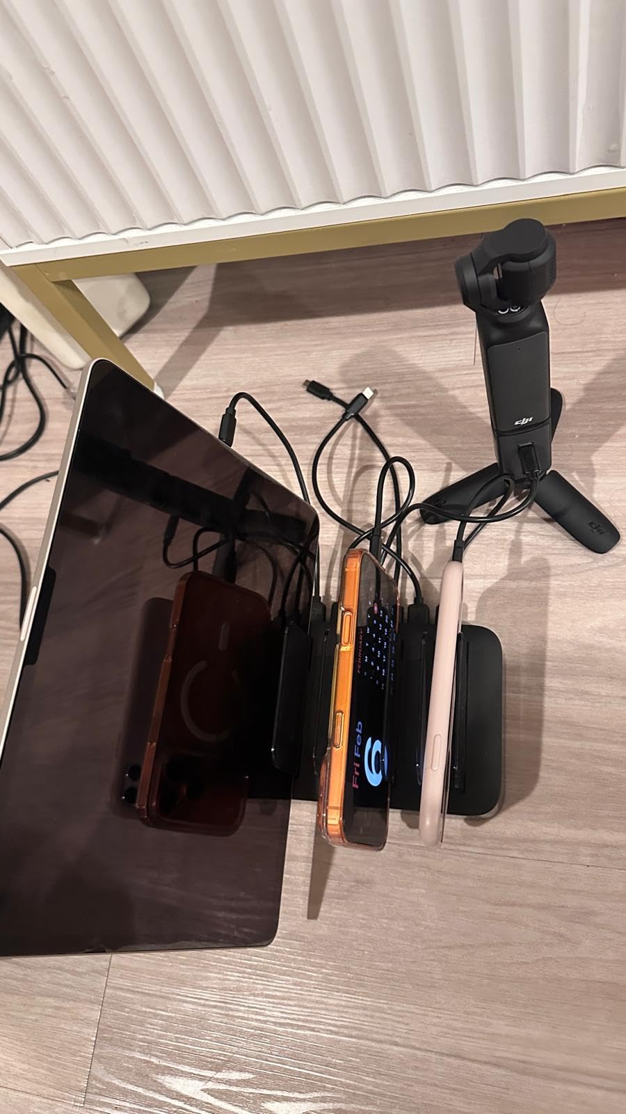 MSTJRY Charging Station for Multiple Devices: 6 Port USB Charger Stations - Family Multi-Device Organizer Charging Dock - Designed for iPhone iPad Android Cell Phone Tablet and Electronic customer photo 1