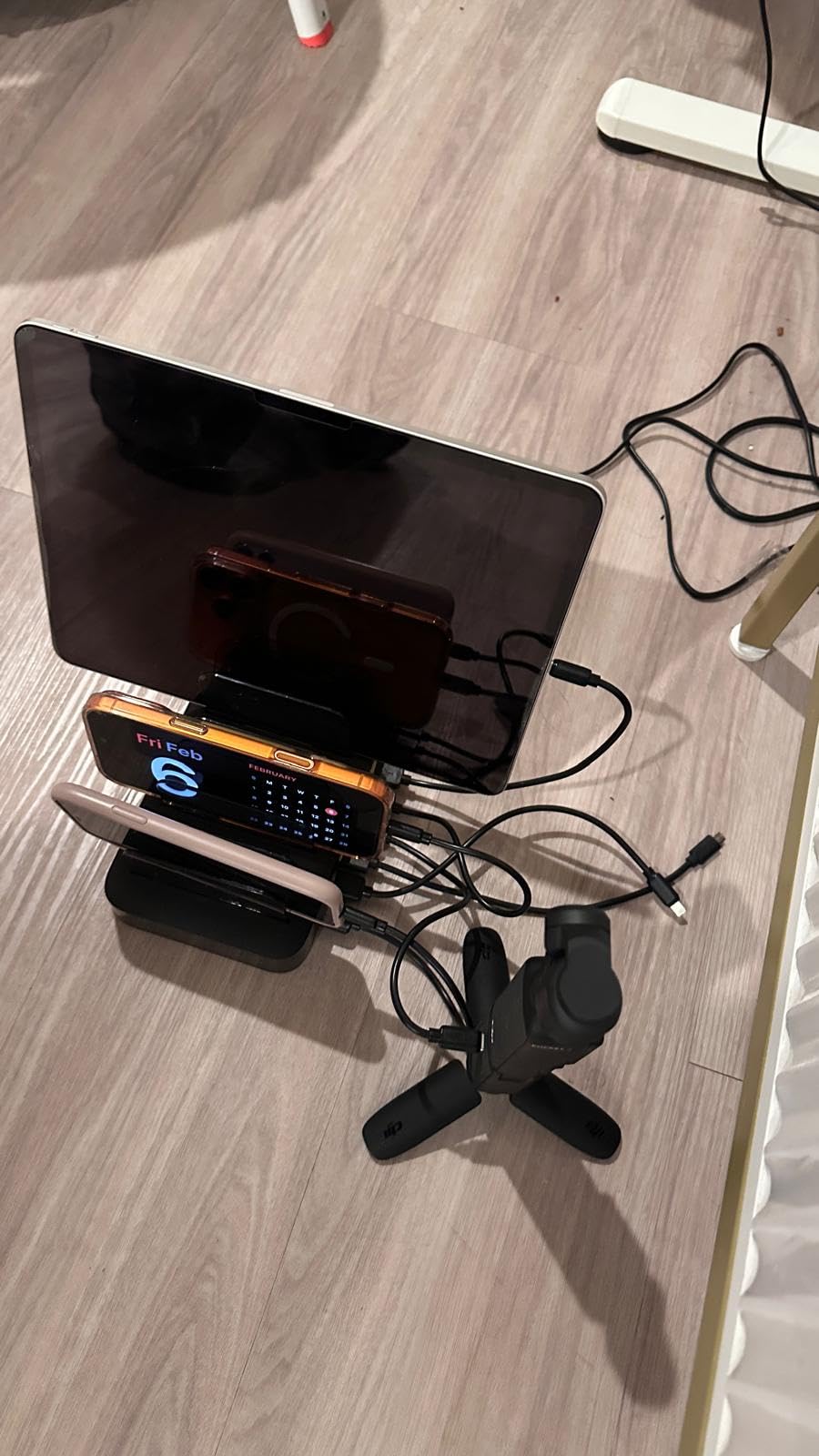 MSTJRY Charging Station for Multiple Devices: 6 Port USB Charger Stations - Family Multi-Device Organizer Charging Dock - Designed for iPhone iPad Android Cell Phone Tablet and Electronic customer photo 2