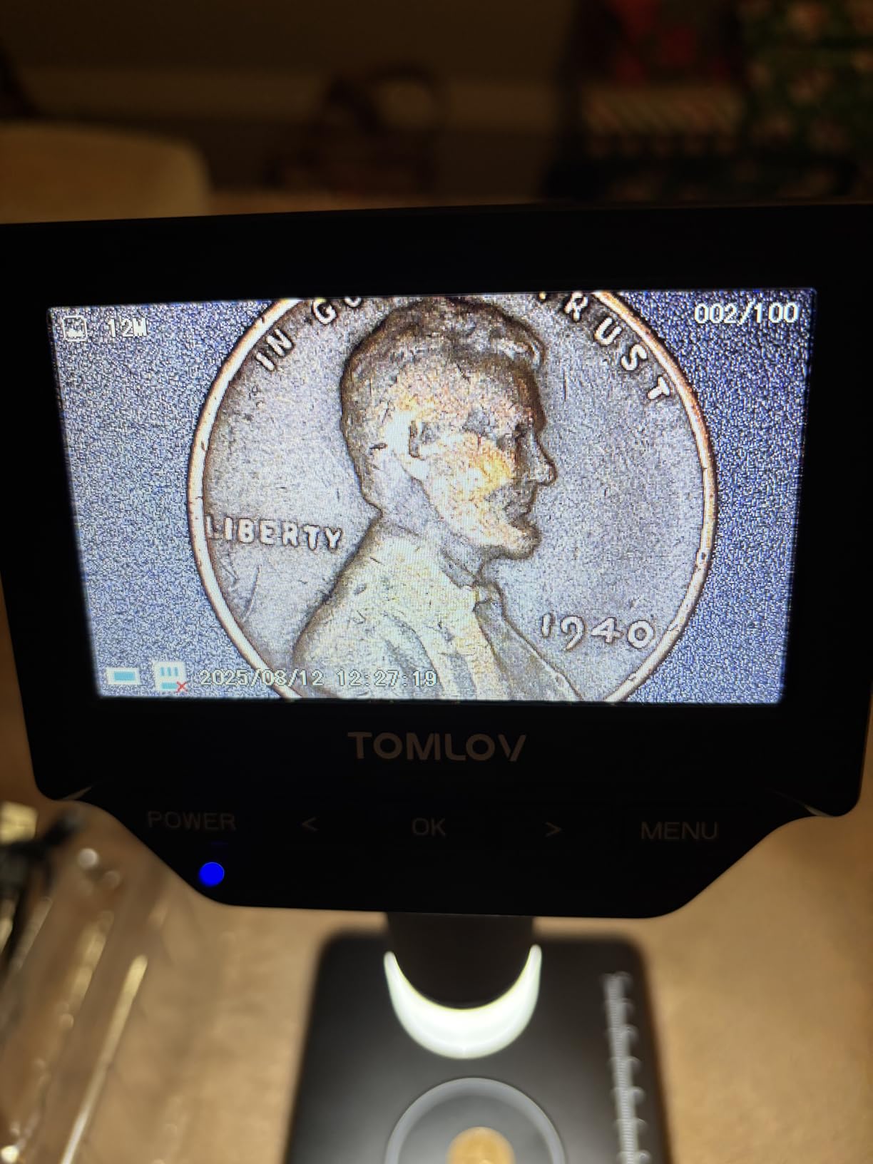 TOMLOV DM4W Microscope with Weighing Scale: 4.3