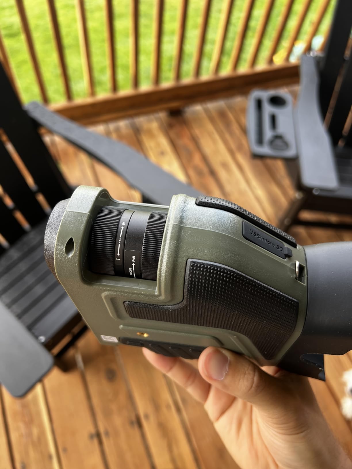 WOSPORTS 4K Night Vision Goggles, up to 80X Total Magnification 1315FT Infrared Night Vision, 64GB TF Card - Ideal for Camping & Outdoor Use customer photo 1