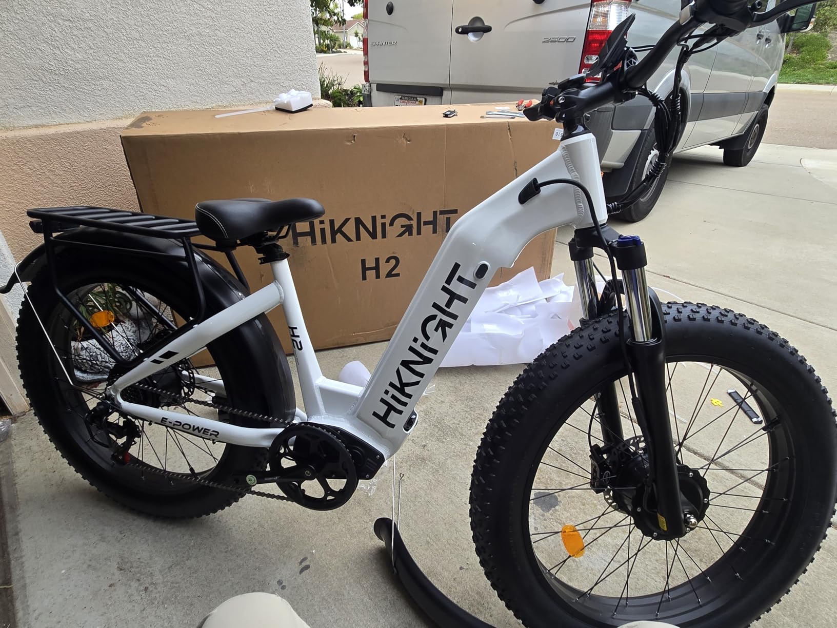 Dual Motor Electric Bike for Adults, 1600W/3000W Peak 52V 20AH Battery E Bike 26