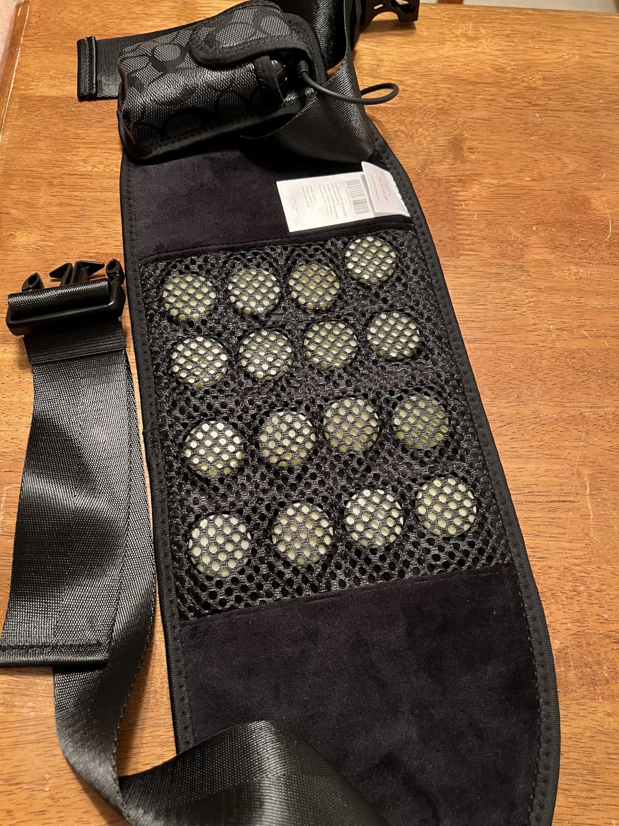 UTK Cordless Heating Pad for Back Pain Relief, Portable Far Infrared Heating Pads for Lower Back and Abdomen, Gift for Women Men, Hot to 149°F, 3 Heat, 16 Natural Jade, 2H Auto-Off customer photo 1