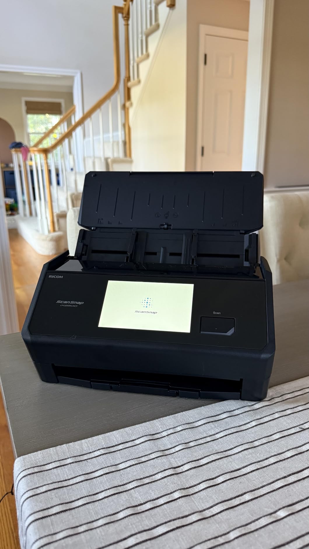 ScanSnap iX2500 Wireless or USB High-Speed Cloud Enabled Document, Photo & Receipt Scanner with Large 5