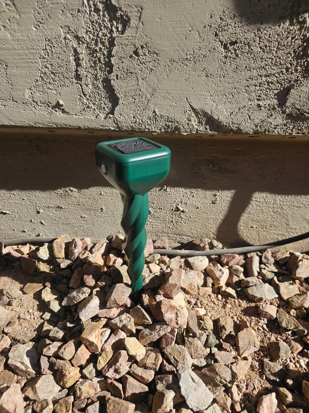 Mole Repellent Solar Powered, 4 Pack Snake & Rabbit Repellent for Yard, IP 65 Waterproof Ultrasonic Deterrent Stakes, Get Rid for Armadillo, Gopher, Vole, Chipmunk, Deer, Groundhog for Lawns Garden customer photo 2