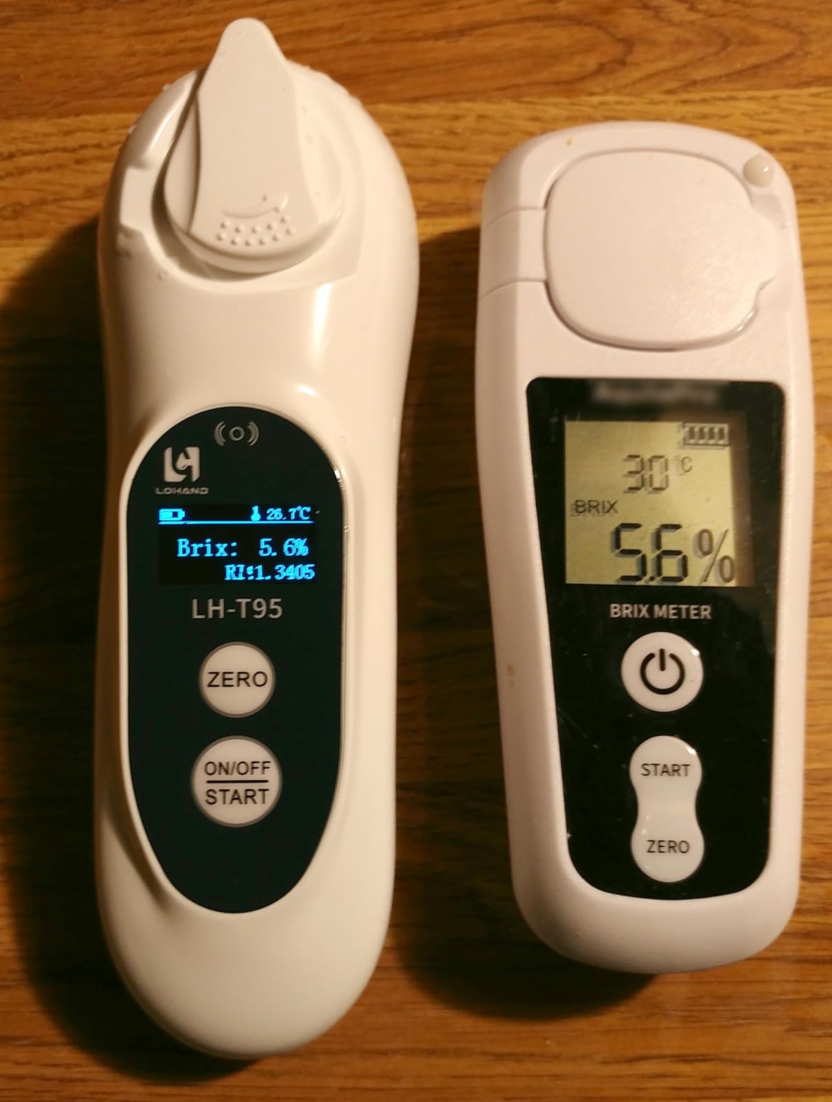 3-in-1 Digital Brix Refractometer with ATC/Refractive Index(RI), Accurate Measurement with Precision Light-Blocking Cover, Brix Meter for Fruit Juice/Beer Brewing/Coffee/Wine Liquid, Range: 0-55% customer photo 2