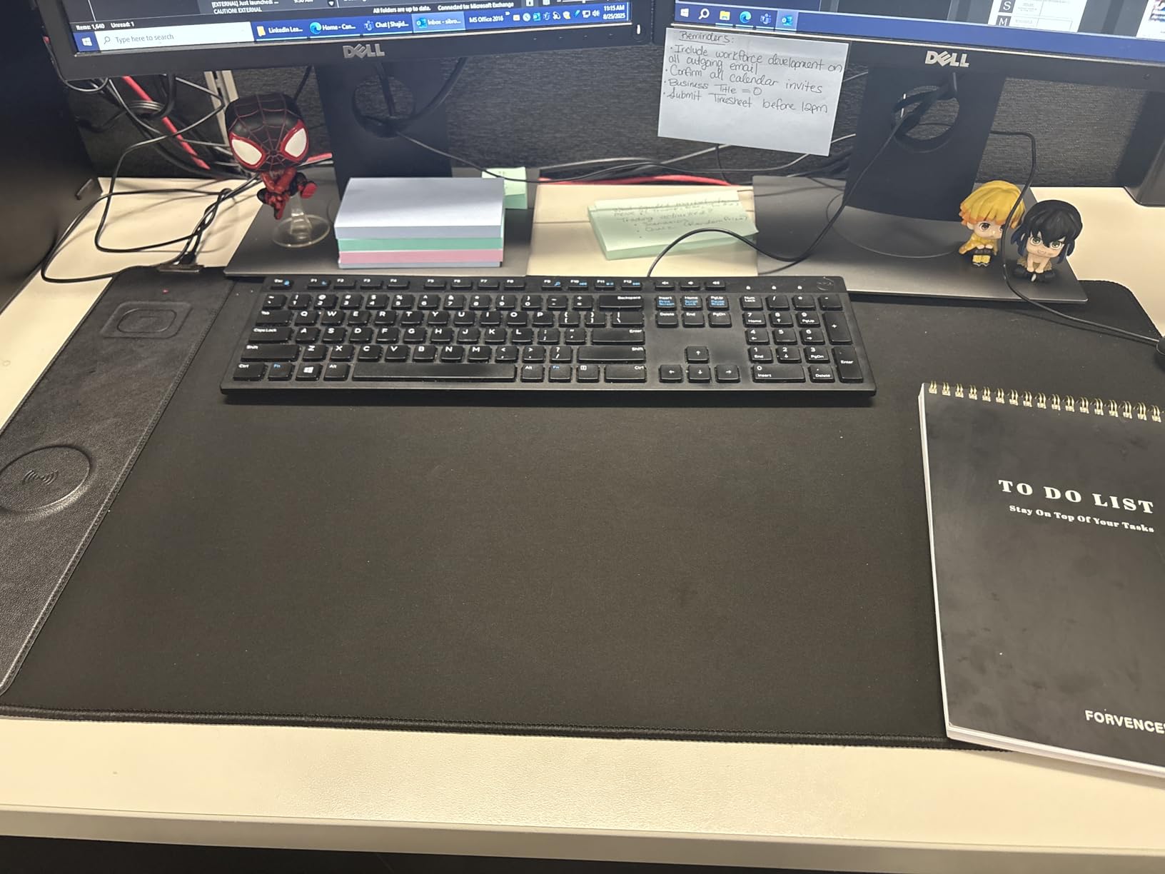 TopMade Mouse Pad with 15W Fast Wireless Charging, 31.5