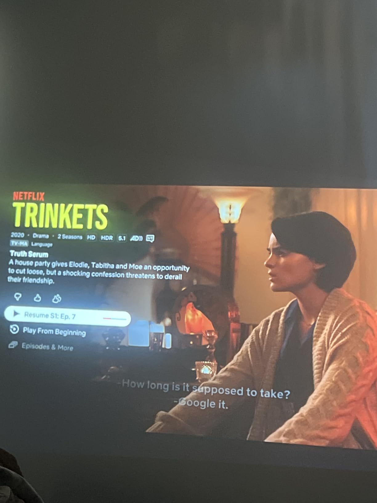 GooDee 4K Smart Projector with WiFi & Bluetooth - 3000 ANSI UHD, ToF Auto Focus Keystone MEMC, Dolby Audio Home Theater Video Projector Built-in Streaming Apps, Indoor & Outdoor Movies, Gaming customer photo 1