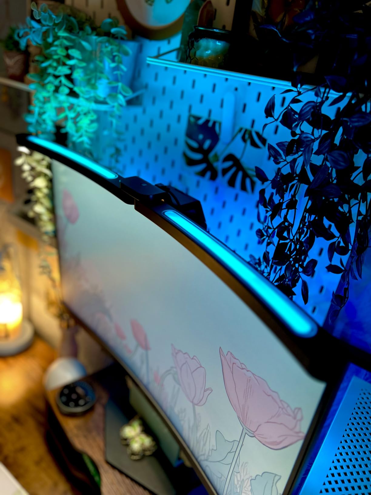 Quntis Curved Monitor Light Bar 15 RGB Backlight for 34