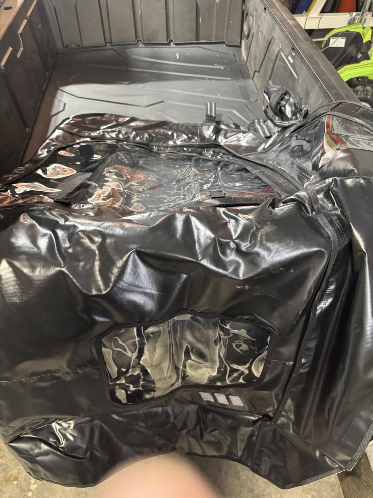 StarknightMT UForce 1000 XL Cab Enclosure with Zipper - Waterproof UTV Soft Side Doors Compatible with CFMOTO UForce 1000 XL 2022-2025, Windproof Dust Protection customer photo 1