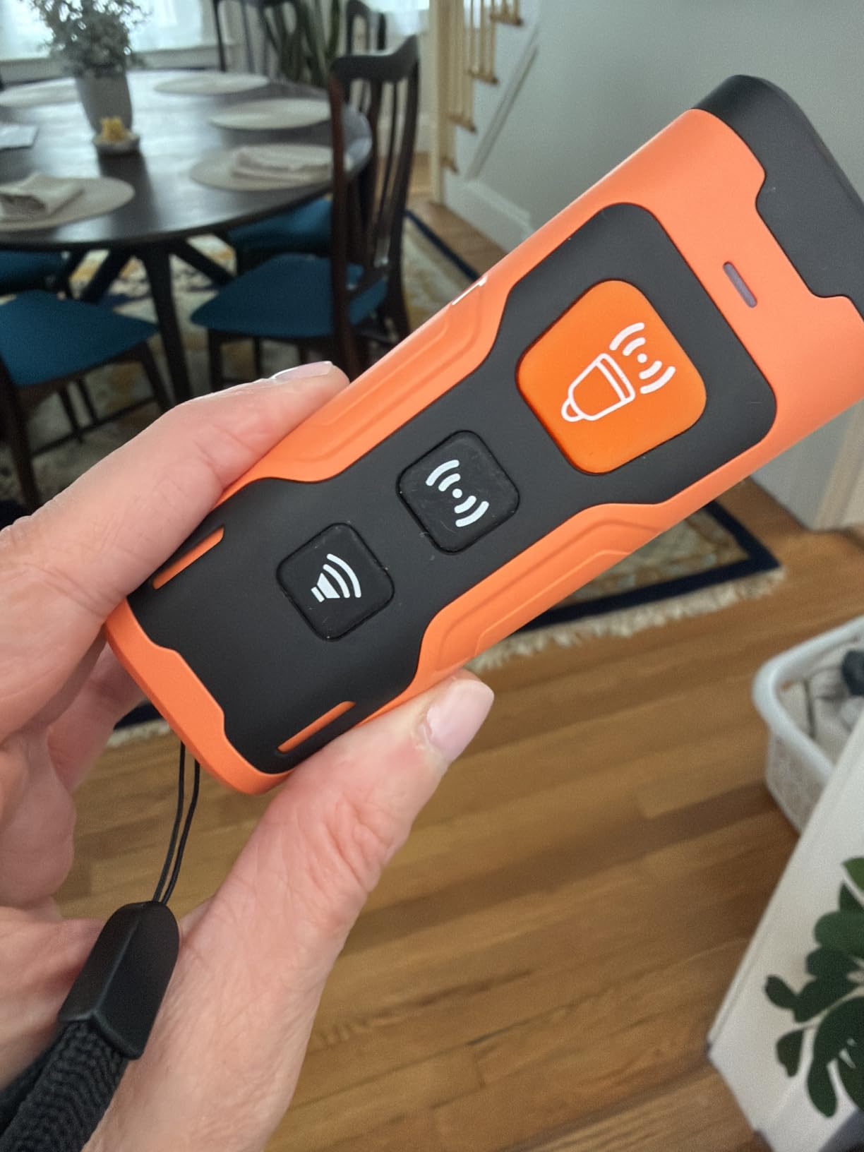 Dog Bark Deterrent Devices, Ultrasonic Anti Barking Device for Dogs, Stopping Own or Neighbor's Dog Barking,Portable Dog Training Device, Safe & Effective for Indoor & Outdoor Use, Orange customer photo 1