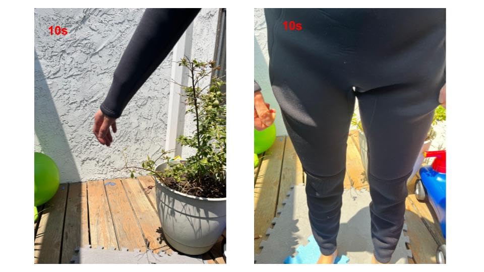 Wetsuit Women 3/2mm Neoprene - Plus Size & Tall, Full Body Thermal Wet Suit in Cold Water Surfing, Swimming & Diving customer photo 1