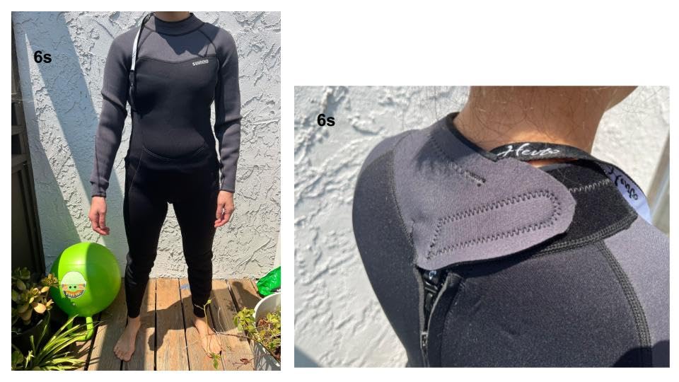Wetsuit Women 3/2mm Neoprene - Plus Size & Tall, Full Body Thermal Wet Suit in Cold Water Surfing, Swimming & Diving customer photo 2