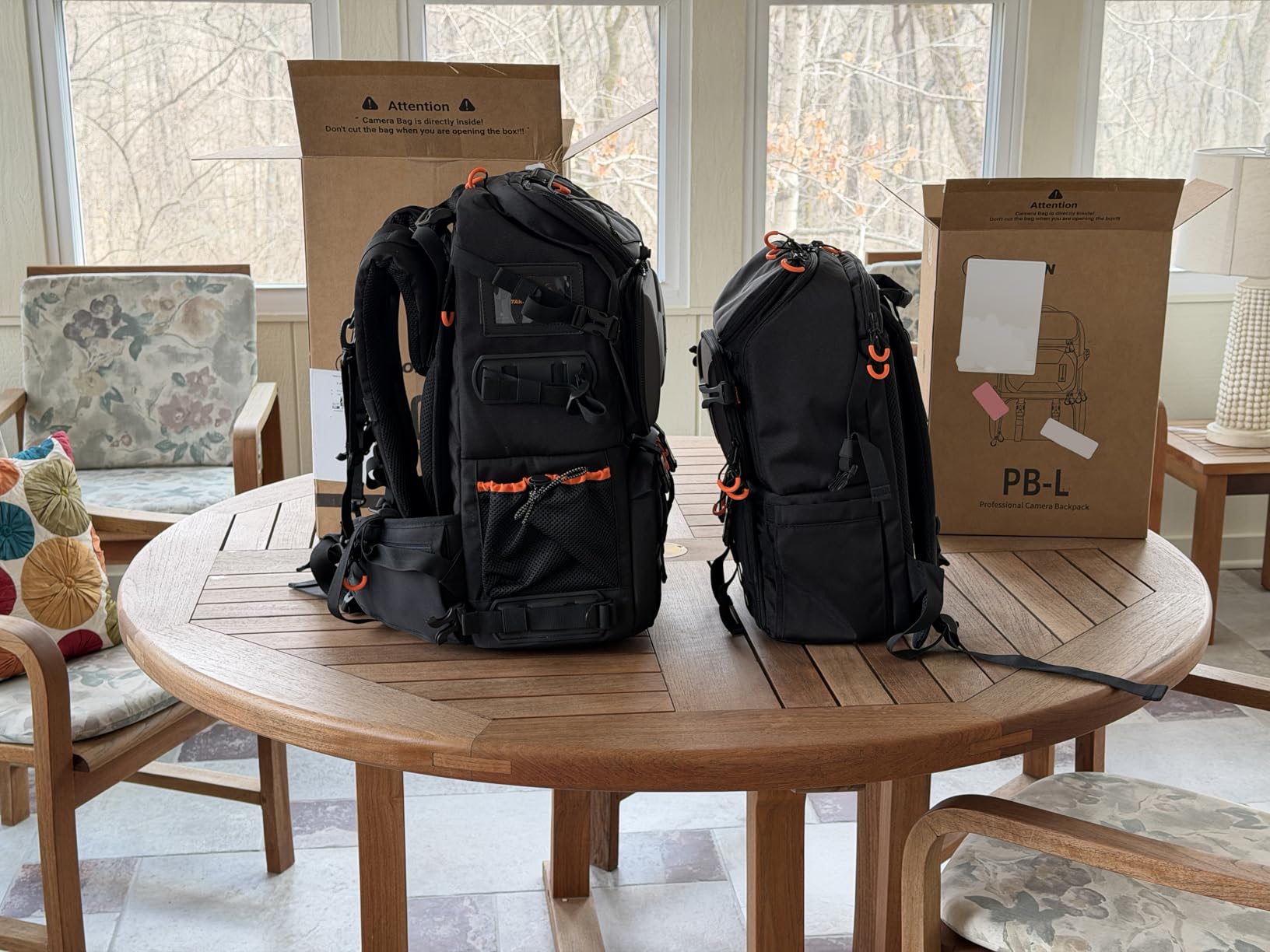 TARION Large Camera Backpack for Photographers - 35L Expandable DSLR Waterproof Camera Bag with 16