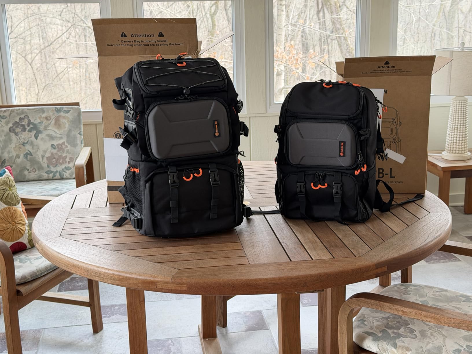 TARION Large Camera Backpack for Photographers - 35L Expandable DSLR Waterproof Camera Bag with 16