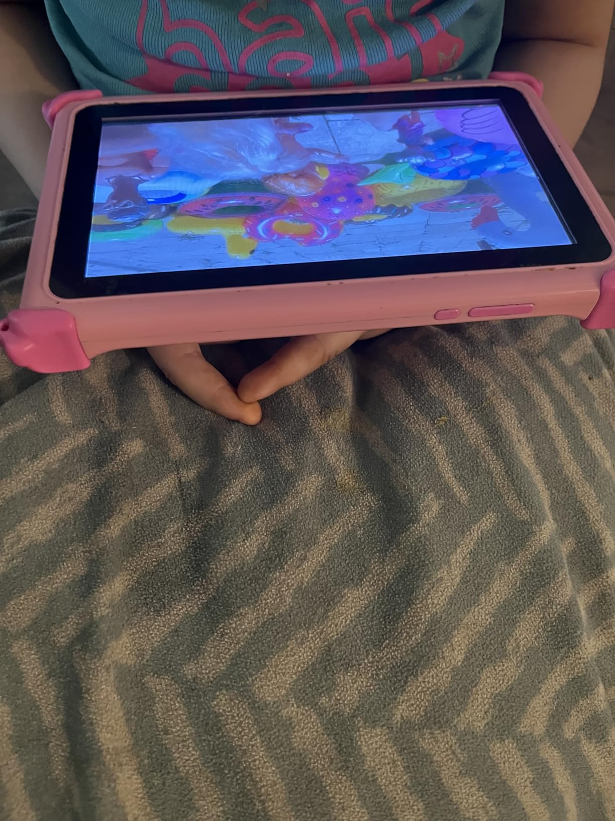 Kids Tablet 7 inch Tablets for Kids 3-7 32GB Toddler Tablet with Protective Case Android Kid Learning Tablets with WiFi YouTube Parental Control Netflix GMS Child Computer for Baby Boys Girls (Blue) customer photo 1