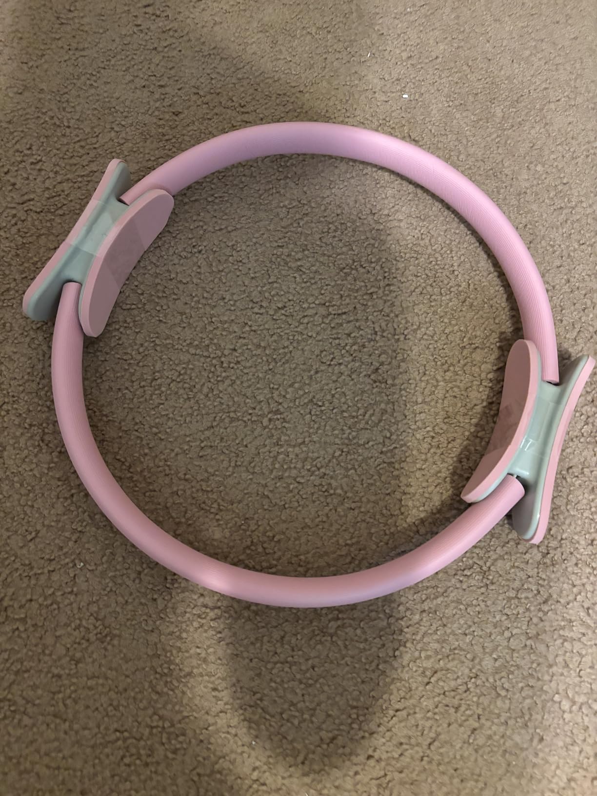 Pilates Ring 15 Inch Magic Circle Ring, Dual Padded Handles Pilates Rings Circle, Adjustable Yoga Ring customer photo 1