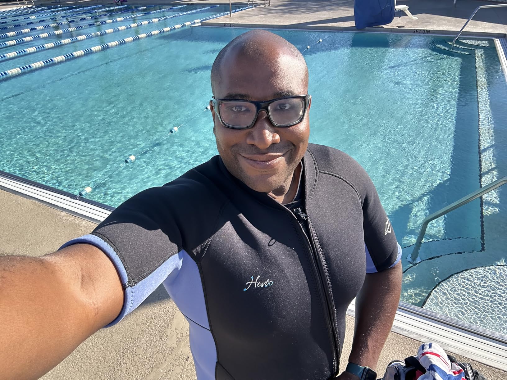 Hevto Men Wetsuit Shorty 2mm Neoprene Short Wet Suit for Surfing Diving Swimming Snorkeling Paddle Boarding customer photo 1