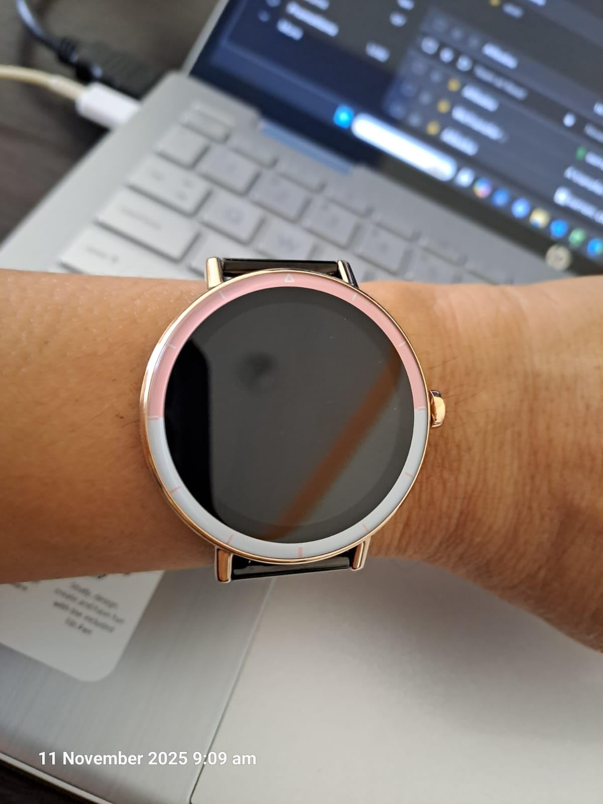 KEEPONFIT Smart Watches for Women Android/iPhone, IP68 Waterproof Fitness Tracker with Bluetooth Calls(Answer&Make), Activity Pedometer/Heart Rate/SpO2 Monitor/100+ Sports Model customer photo 2