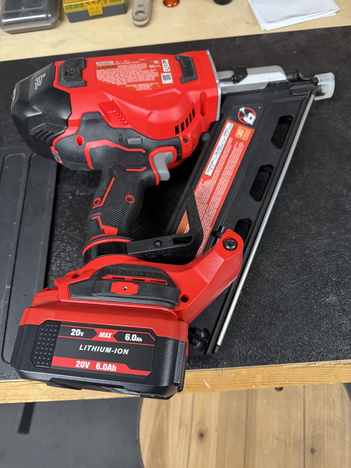 CRAFTSMAN V20 Brushless Cordless 30° Framing Nailer (Tool Only) (CMCN630PTB) customer photo 2