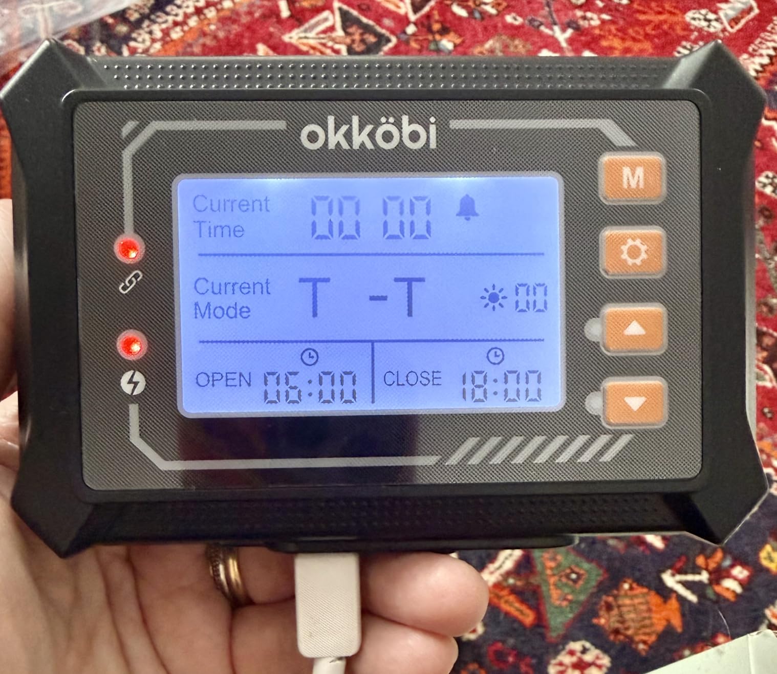 Extra Large Automatic Chicken Coop Door Solar Powered with Remote - LCD Display, Light Sensor, Timer & Anti-Pinch Function - 11.3