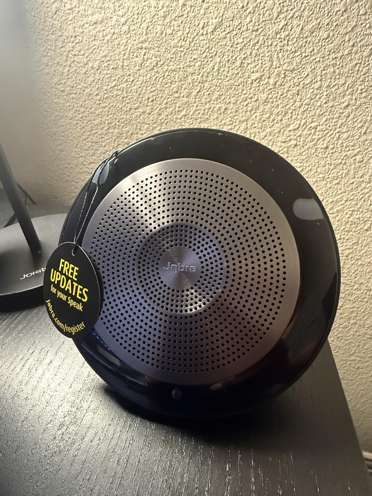 Jabra Speak 510 (2025 Edition) Portable, USB or Wireless Bluetooth Speaker for Meetings and Calls with Crystal-Clear Sound, Works with All Meeting Platforms - Microsoft Teams, Google Meet, Zoom, Black customer photo 1