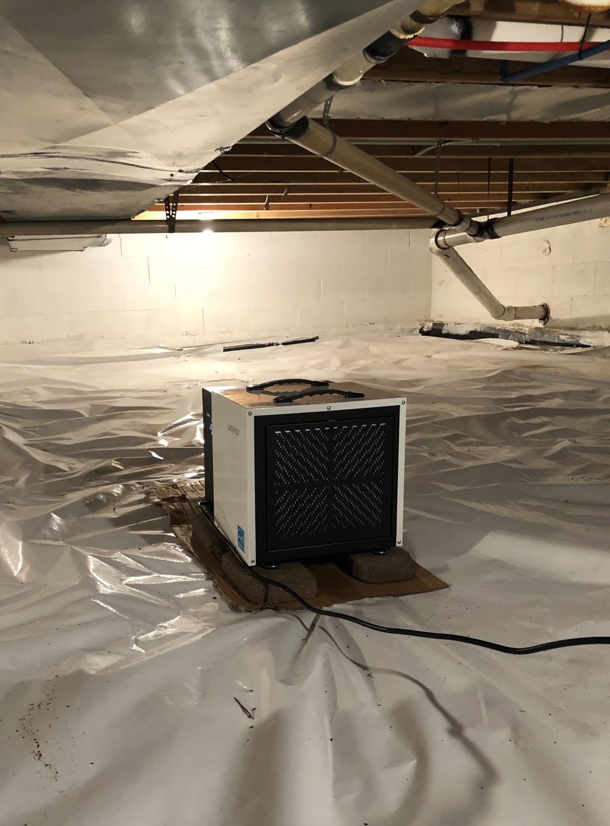 Waykar 70 Pint Energy Star Crawl Space Dehumidifier with Drain Hose, Commercial Dehumidifier for Basements and Home, for Spaces up to 5000 Square Feet, Smart Humidity Control - 5-Year Quality Coverage customer photo 2