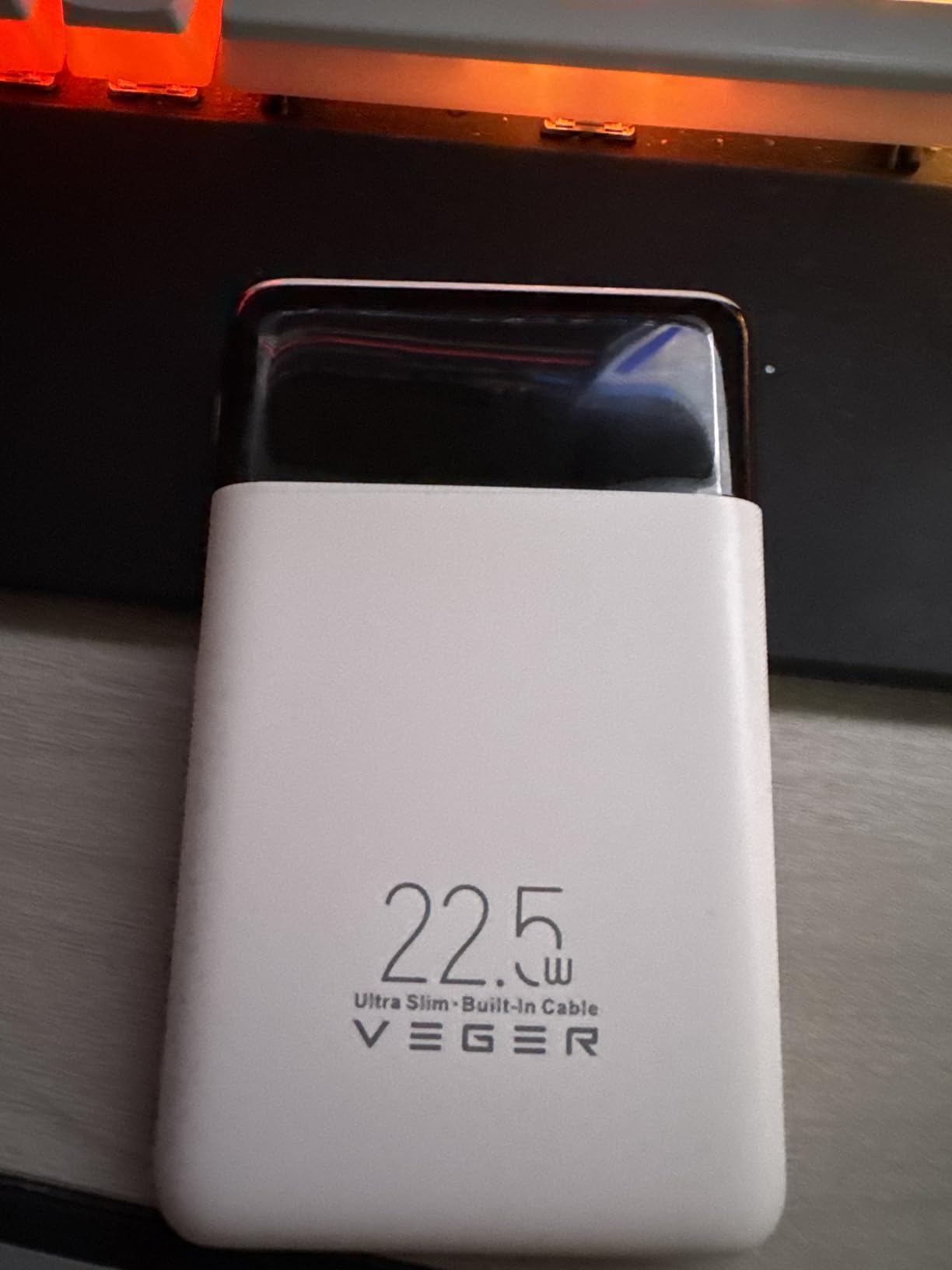 VEGER Portable Charger, Ultra Slim 22.5W Fast Charging with Built in Cable, Flight-Safe 10000mAh USB C Power Bank Battery Pack, Travel Essential Phone Powerbank for iPhone 17 16 Samsung S25 Google etc customer photo 1