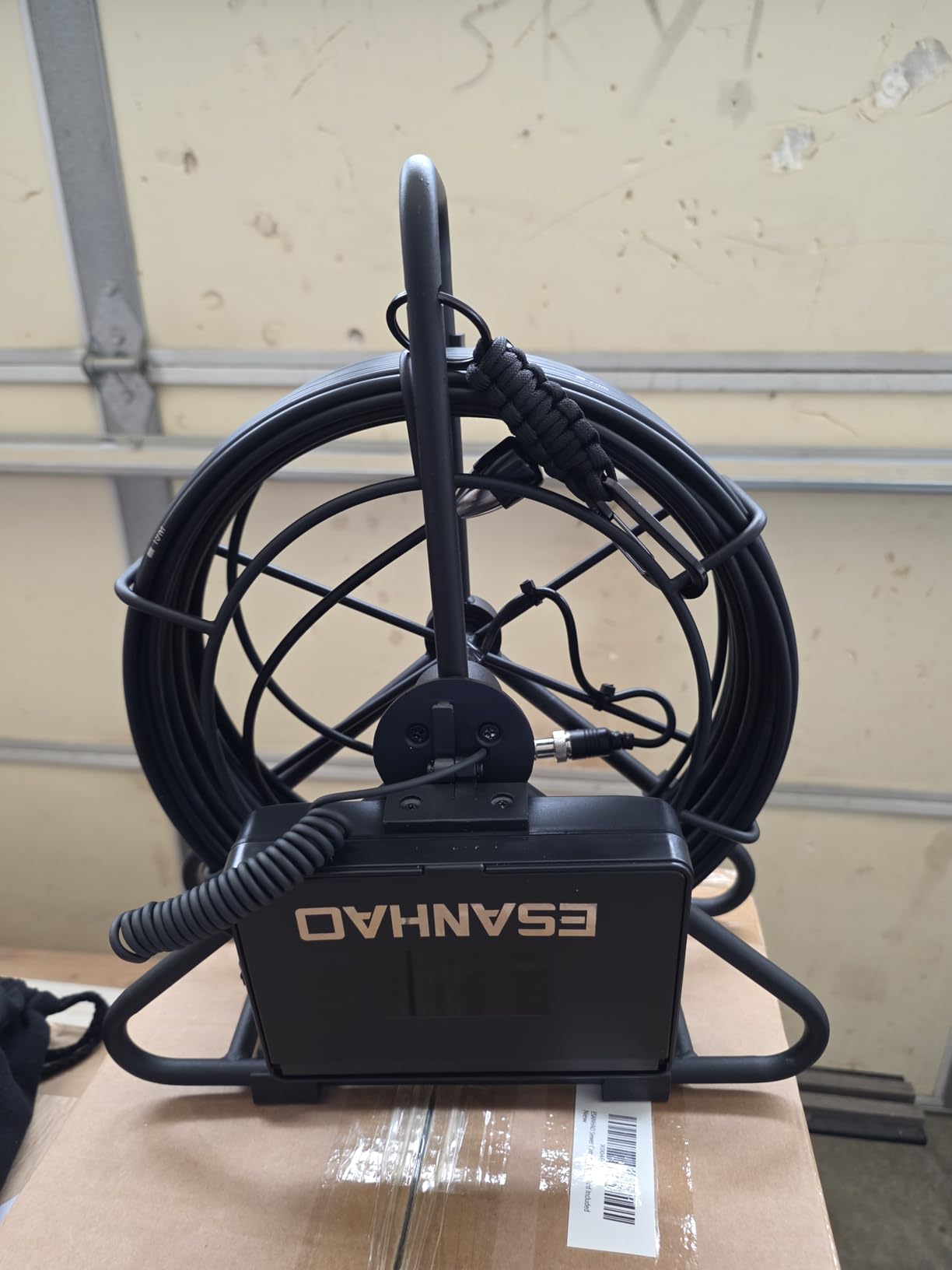 Sewer Camera 100ft Drain Pipe Camera Plumbing Snake 8500mAh Battery, 23mm HD, 12LEDs, DVR Recording, 32GB TF Card Included customer photo 2