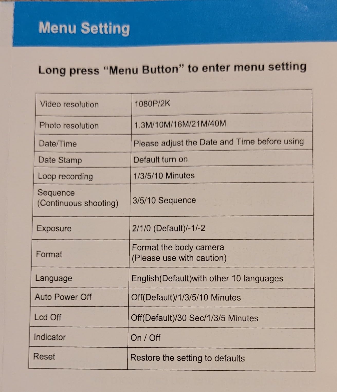 Body Camera with Audio and Video Recording: 1080P FHD Body Cam with IR Night Vision Video Recorder, 10HR Battery, 2.0