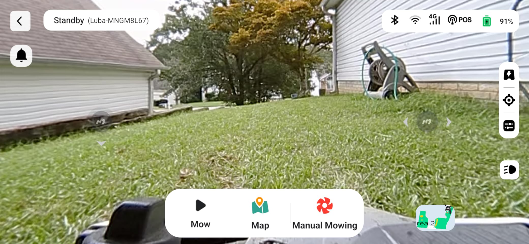 Mammotion LUBA mini AWD 1500 Robot Lawn Mower with 4G for 0.37 Acre, All-Wheel-Drive for 80% Slope, No Perimeter Wire, UltraSense AI Vision+RTK Auto-Mapping customer photo 1