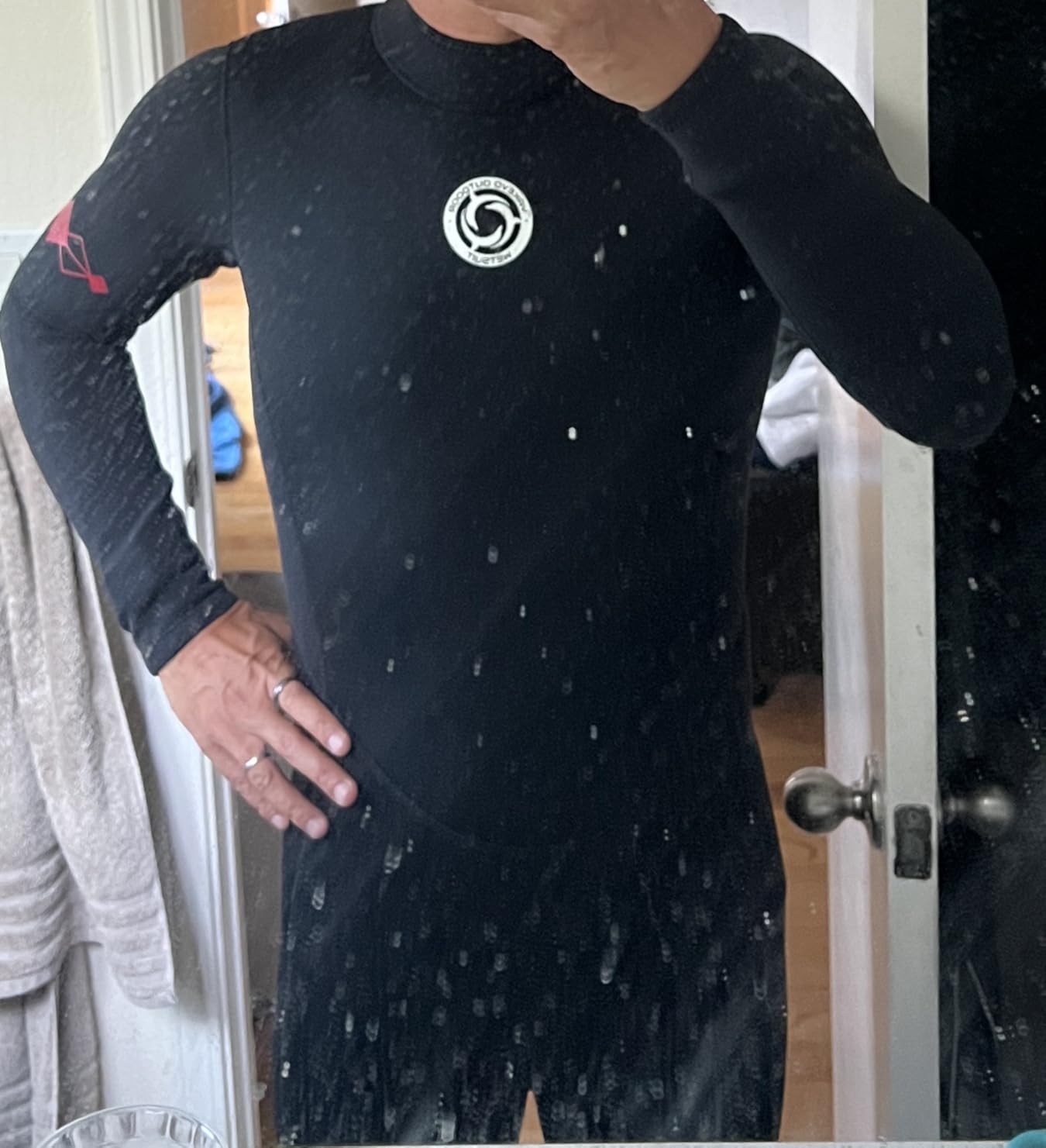 Men Wetsuits 3mm Full Body Neoprene Wetsuit for Men - Cold Water Wetsuit for Surfing, Diving, Snorkeling, Swimming, Kayaking & Water Sports customer photo 2