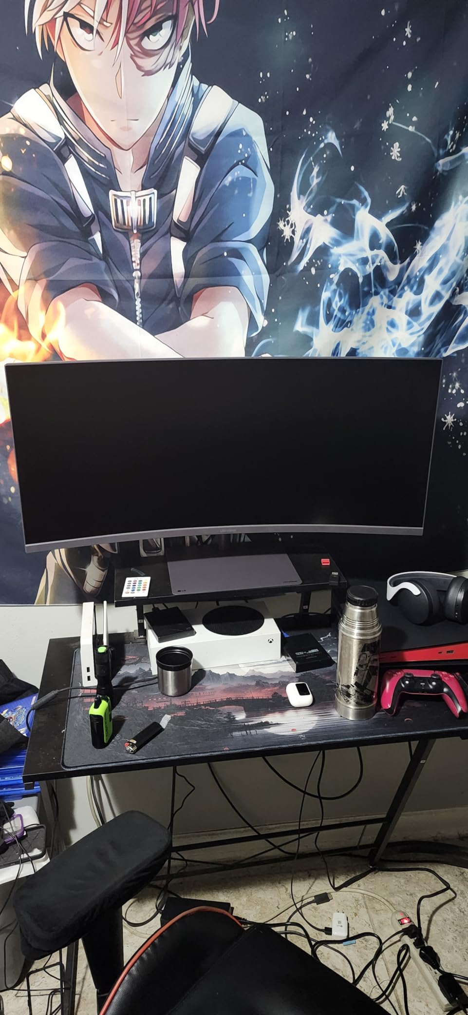 LG 34G600A-B 34-inch Ultragear WQHD (3440 x 1440) Curved Gaming Monitor 160Hz, AMD FreeSync Premium, HDR10, Built-in Speaker, Reader Mode, HDMI 2.1, DisplayPort, Tilt/Height/Swivel Stand, Black customer photo 1