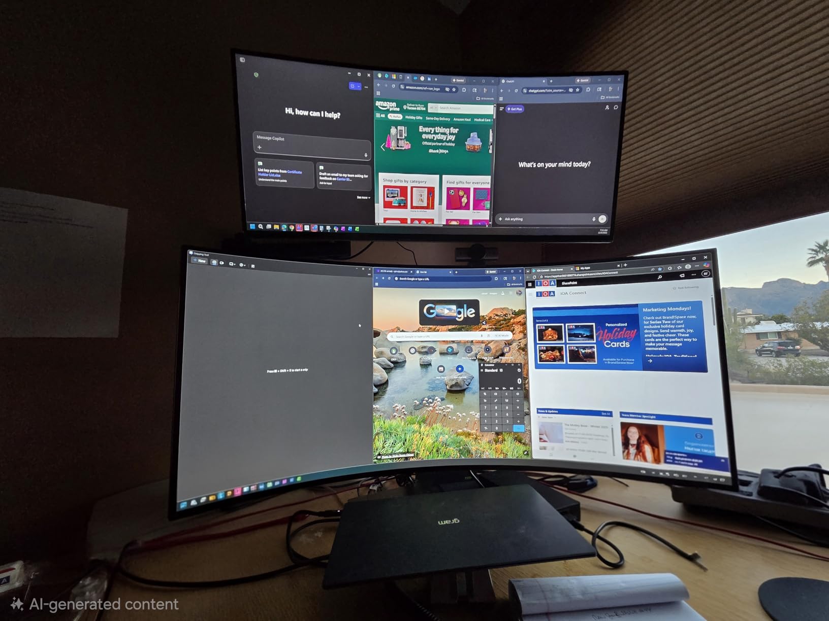 LG 34G600A-B 34-inch Ultragear WQHD (3440 x 1440) Curved Gaming Monitor 160Hz, AMD FreeSync Premium, HDR10, Built-in Speaker, Reader Mode, HDMI 2.1, DisplayPort, Tilt/Height/Swivel Stand, Black customer photo 2
