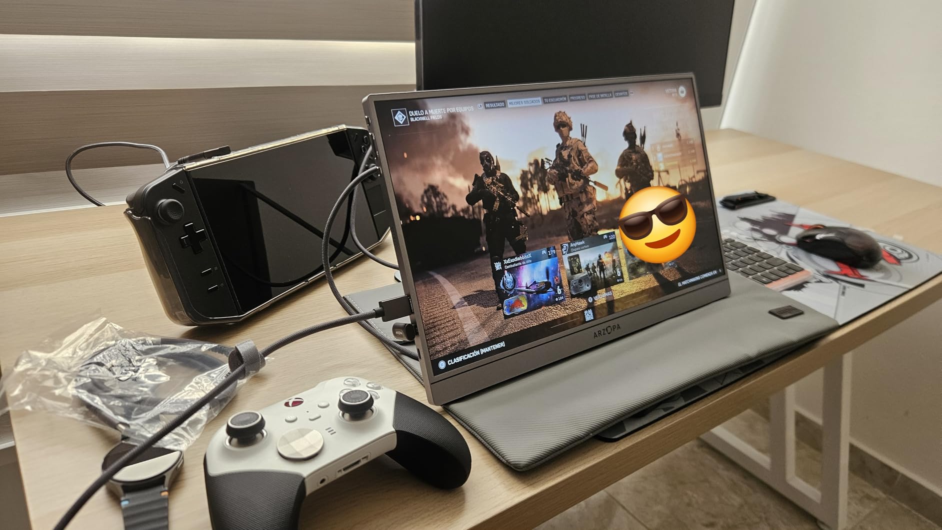 ARZOPA 16.1'' 180Hz 2.5K Portable Monitor, 2560x1440 QHD 107% sRGB Kickstand Portable Gaming Monitor with HDR, Ultra Slim, Eye Care, External Second Screen for Laptop, PC, PS5, Mac, Xbox-Z3FC customer photo 2
